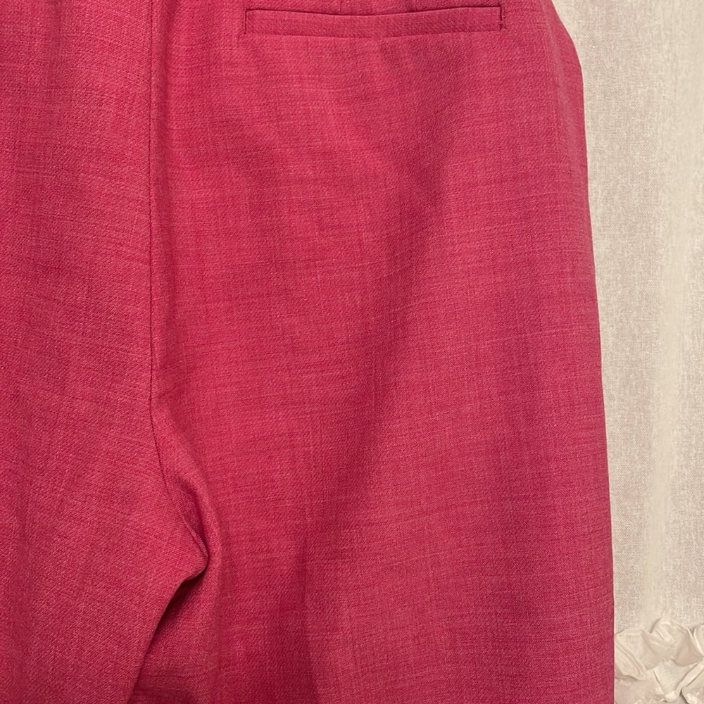 Raspberry Lightweight Wool Blend Talbots Dress Pa… - image 5